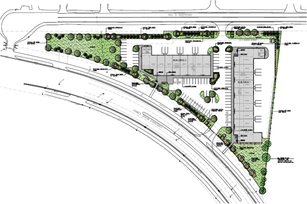 Map of development area