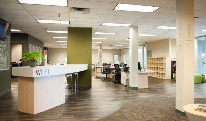 Picture of an office inside