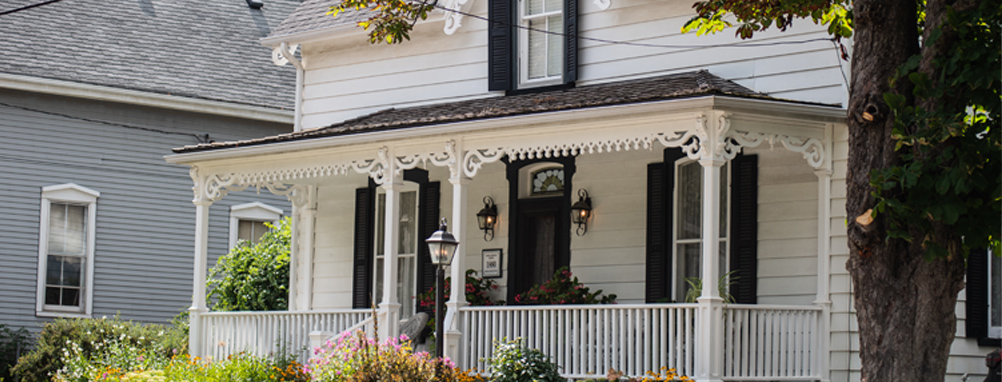 A white heritage house in Milton