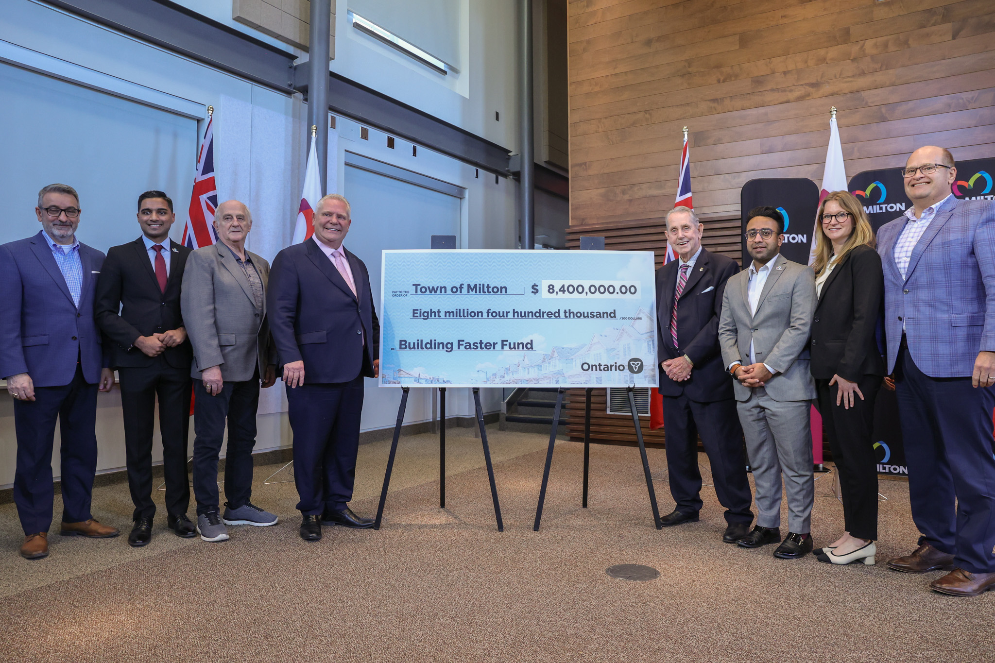 Photo of Provincial Funding Announcment