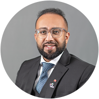 A portrait of Councillor Sammy Ijaz