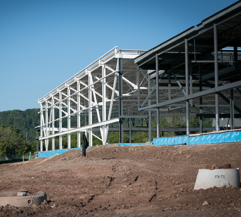 Commercial building under construction