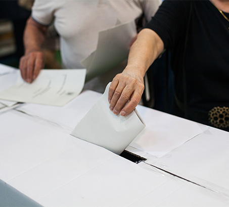 person voting